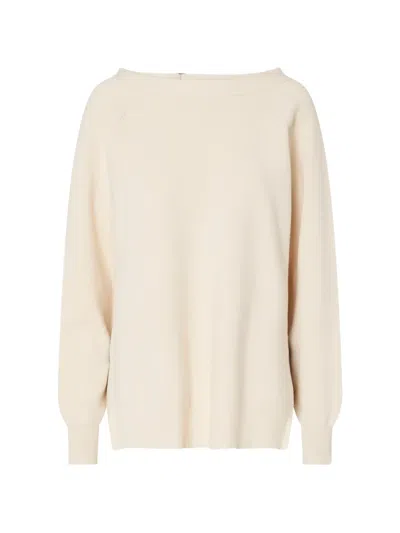 Liu •jo Knit Sweatshirt With Cut-out In Brown
