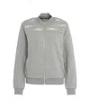 Liu •jo Knit Sweatshirt With Pearl Embellished Shoulders In Gray