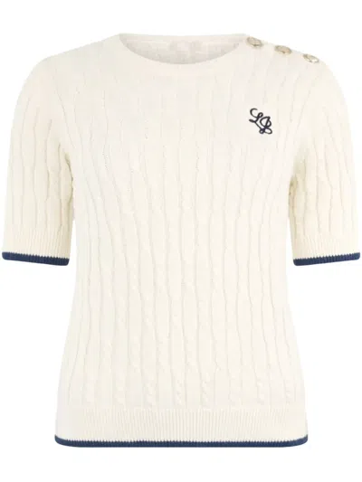 Liu •jo Knit T-shirt In White