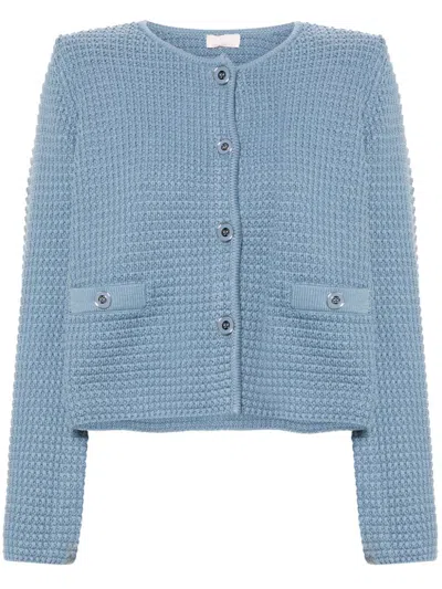 Liu •jo Klassischer Cardigan In Blau