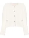Liu •jo Klassischer Cardigan In Weiss
