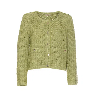 LIU •JO KNITTED LUREX JACKET