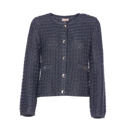LIU •JO KNITTED LUREX JACKET