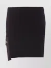 Liu •jo Knitted Skirt With Asymmetric Hem And Pockets