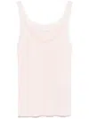 Liu •jo Knitted Tank Top In Pink