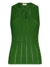 Liu •jo Knit Top In Green