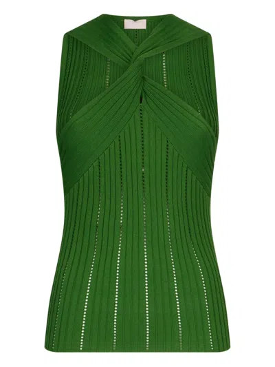 Liu •jo Knit Top In Green