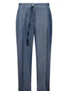 Liu •jo Pants Liu Jo Woman Color Gnawed Blue In Blue