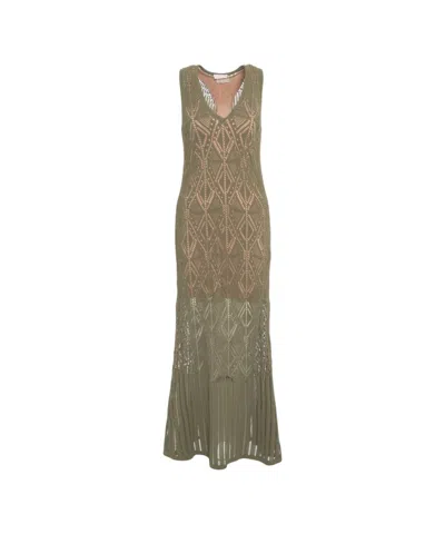 Liu •jo Liu Jo Lace Crochet Maxi Dress