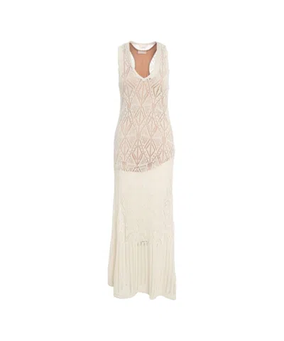 Liu •jo Liu Jo Lace Crochet Maxi Dress