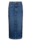 Liu •jo Denim Skirt With Lace