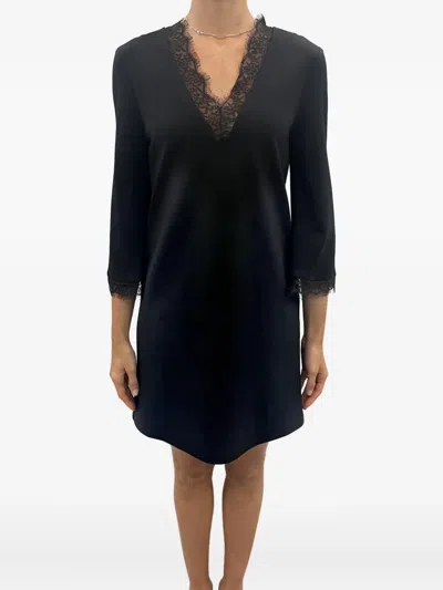 Liu •jo Lace Tunic Dress In Black