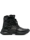 Liu •jo Lace-up Ankle Boots In Black