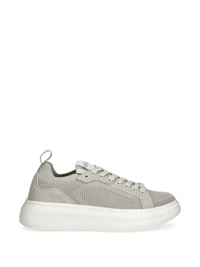 Liu •jo Lace-up Sneakers In Gray