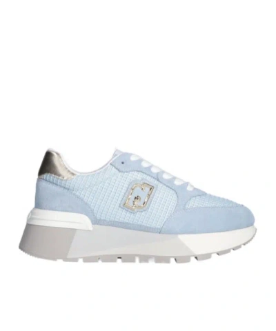 Liu •jo Laced Sneakers In Blue