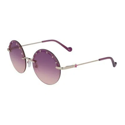Liu •jo Ladies' Sunglasses Liu Jo Lj3100s-718  52 Mm Gbby2 In Gold