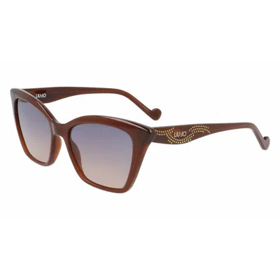 Liu •jo Ladies' Sunglasses Liu Jo Lj744s-210  54 Mm Gbby2 In Brown