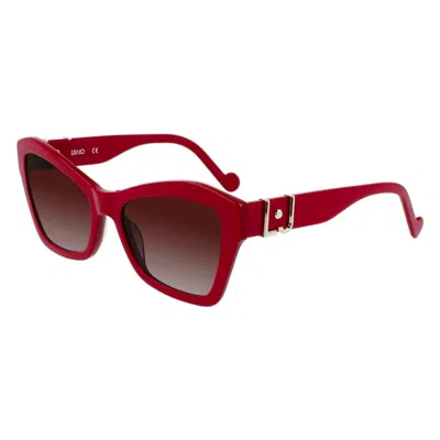 Liu •jo Ladies' Sunglasses Liu Jo Lj754s-604  56 Mm Gbby2 In Red