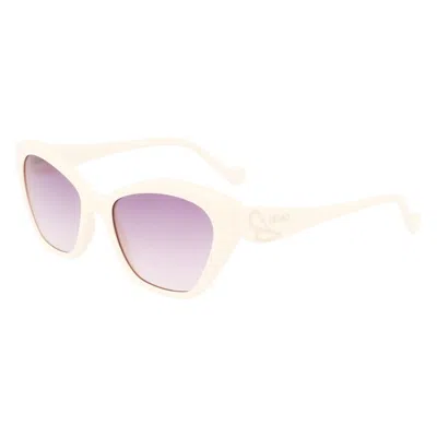 Liu •jo Ladies' Sunglasses Liu Jo Lj756s-109  53 Mm Gbby2 In White