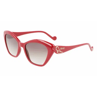 Liu •jo Ladies' Sunglasses Liu Jo Lj756s-601  53 Mm Gbby2 In Red