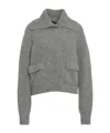 Liu •jo Lapel Sweater In Gray