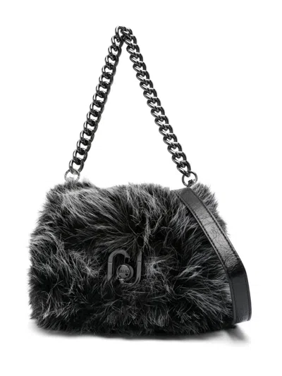 Liu •jo Lapuffy Cross Body Bag In Black