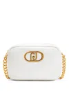Liu •jo Lapuffy Cross Body Bag In White