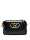 Liu •jo Lapuffy Crossbody Bag In Black