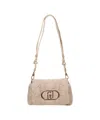 Liu •jo 'lapuffy' Crossbody Bag In Neutral