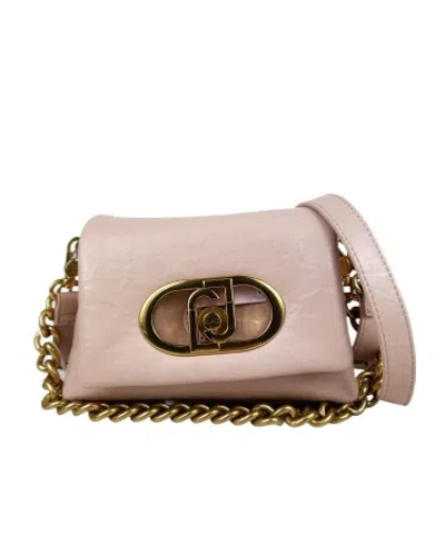 Liu •jo Lapuffy Flip Shoulder Bag In Nude
