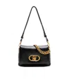Liu •jo Lapuffy Shoulder Bag In Black