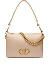 Liu •jo Lapuffy Shoulder Bag In Neutrals