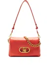 Liu •jo Lapuffy Shoulder Bag In Orange