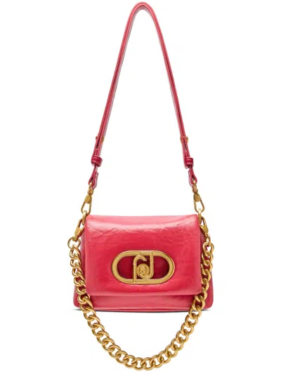Liu •jo Lapuffy Shoulder Bag In Red