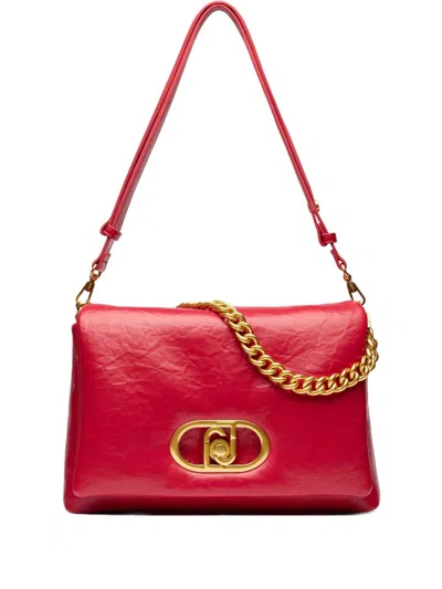 Liu •jo Logo-plaque Crossbody Bag In Rot