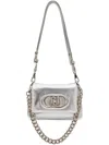Liu •jo Foil-effect Lapuffy Bag In Silver