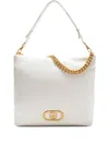 Liu •jo Lapuffy Shoulder Bag In White