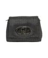 Liu •jo 'lapuffy' Studded Crossbody Bag In Gray