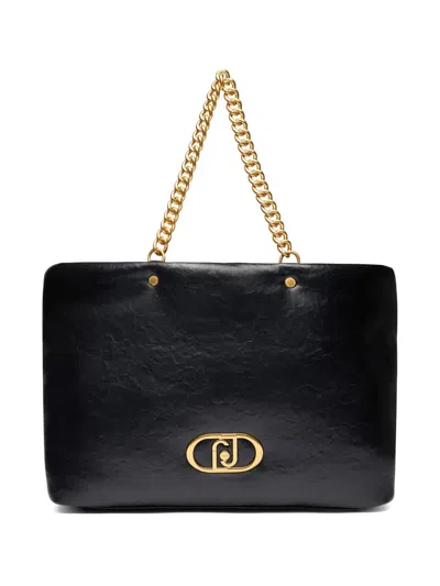 Liu •jo Lapuffy Tote Bag In Black