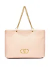 Liu •jo Lapuffy Tote Bag In Pink