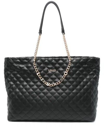 Liu •jo Large Humita Tote Bag In ブラック