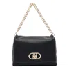 Liu •jo Versatile Crossbody Bag Featuring Chain Strap In Black