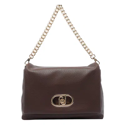 Liu •jo Large Logo Crossbody Bag In Brown