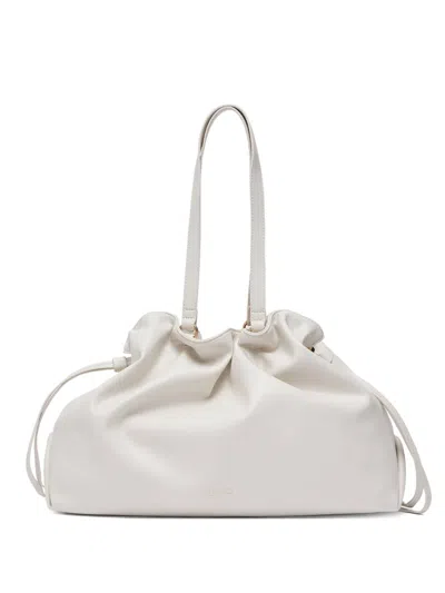 Liu •jo Large Riccy Shoulder Bag In White
