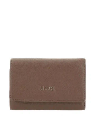 Liu •jo Large Wallet With Zip In Purple