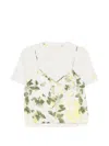 Liu •jo Layered T-shirt In Multi