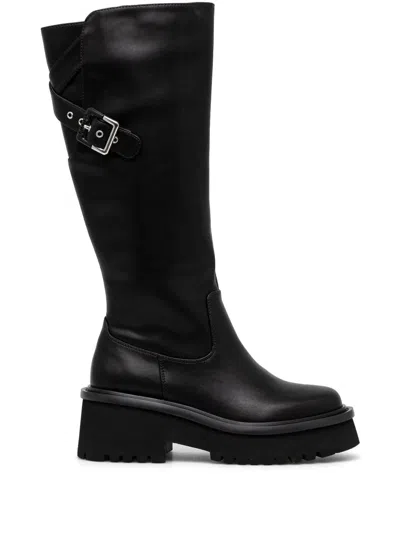 Liu •jo Leather Boots In Black