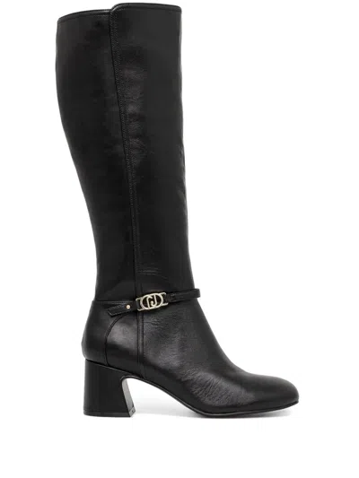 Liu •jo Leather Boots In Black