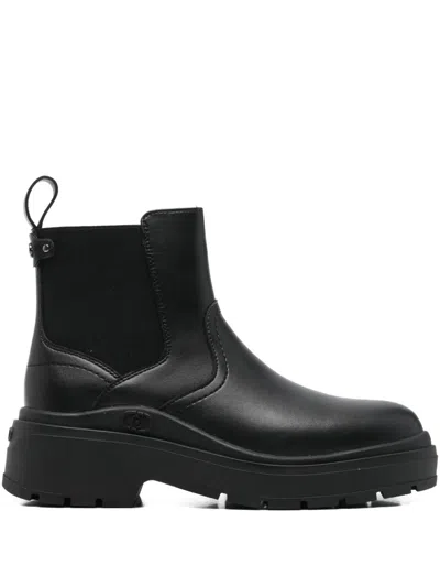 Liu •jo Leather Boots In Black