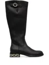Liu •jo Leather Boots In Black